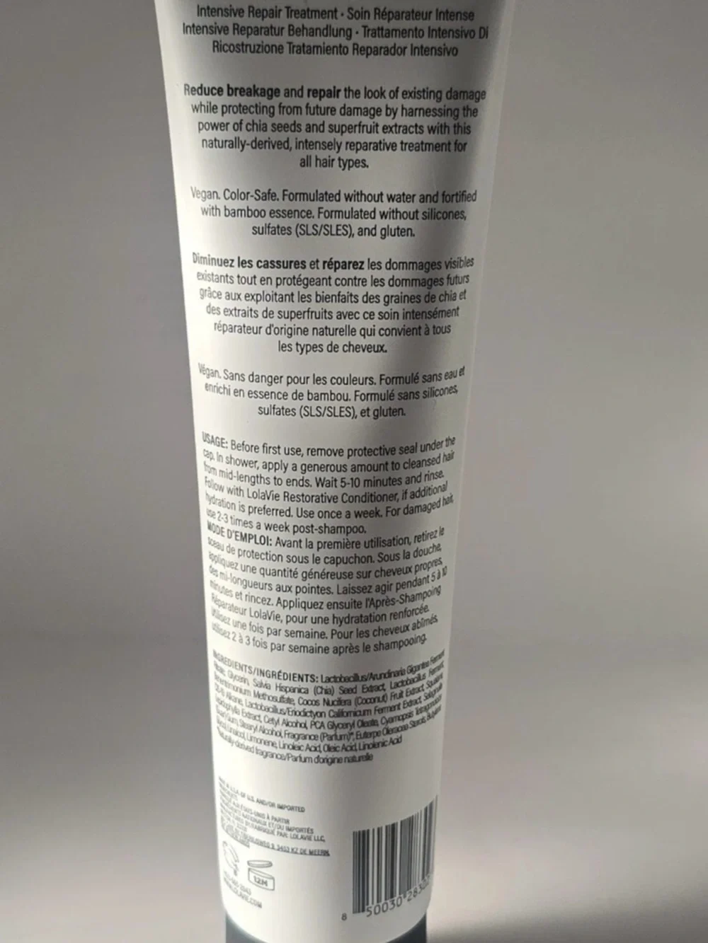 LOLAVIE Intensive Repair Treatment Hair Mask - White